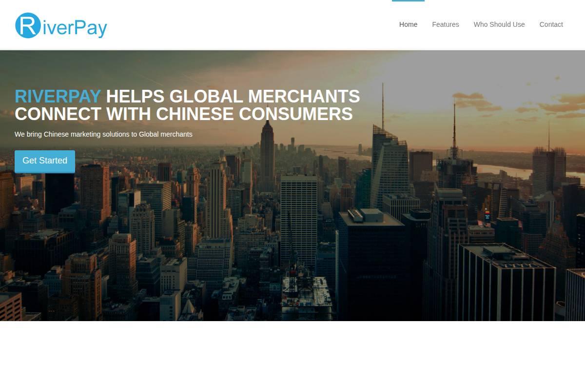 RiverPay website preview