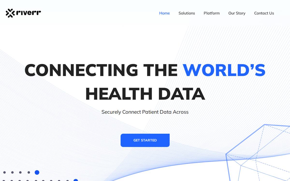 Riverr website preview