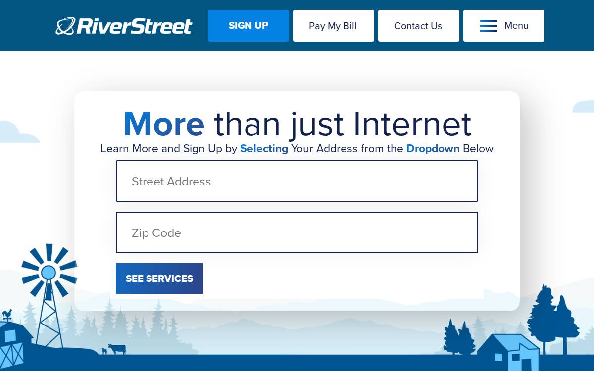 Riverstreet website preview