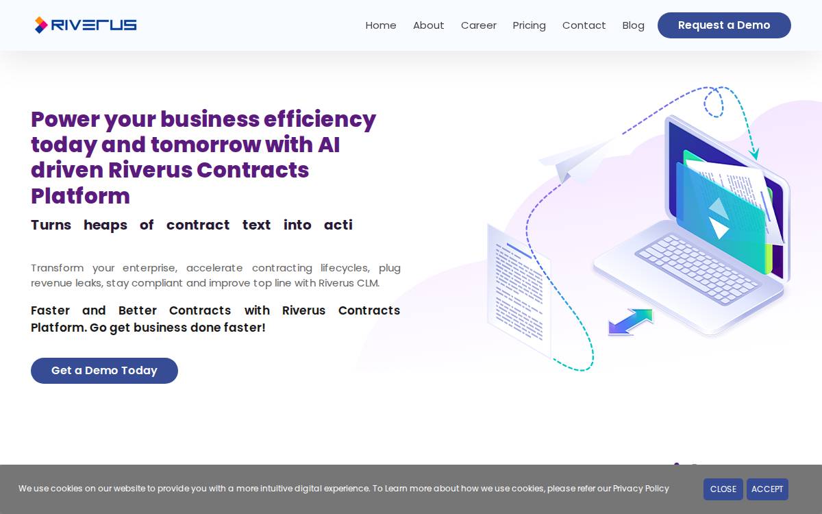 riverus website preview