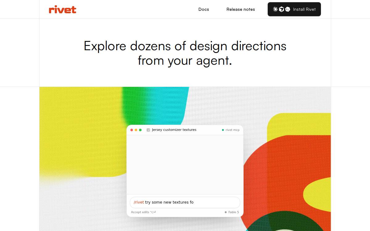 Rivet website preview