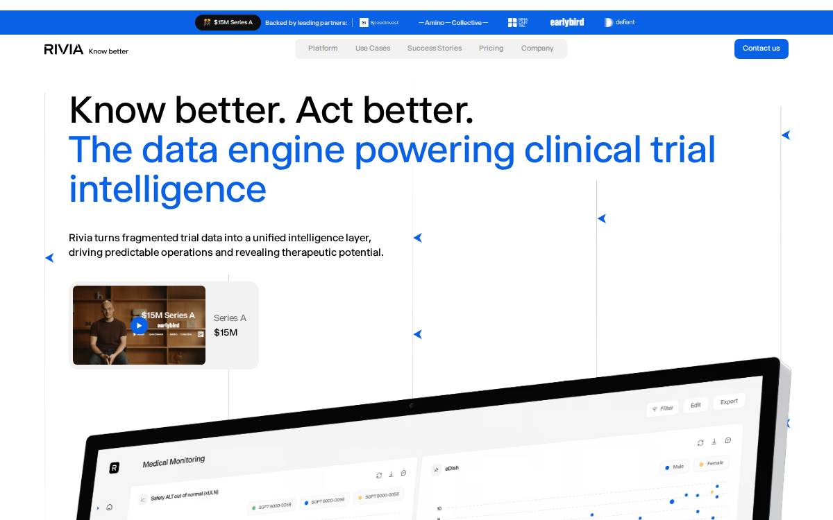 Rivia website preview