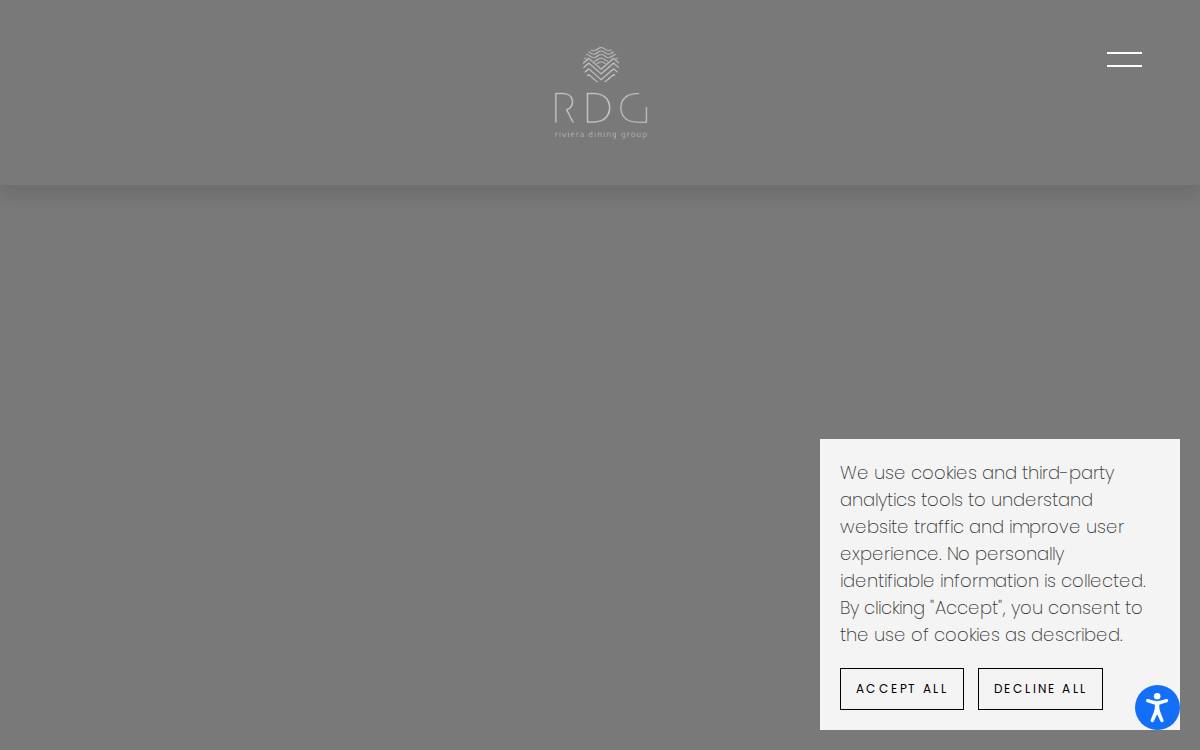 Riviera Dining Group website preview
