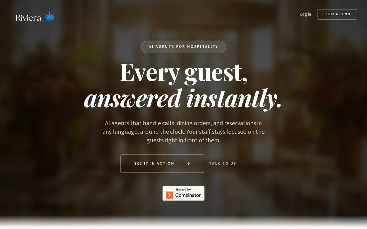 Riviera website preview