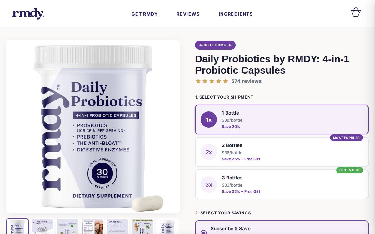Rmdy website preview