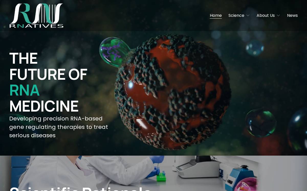 Rnatives website preview