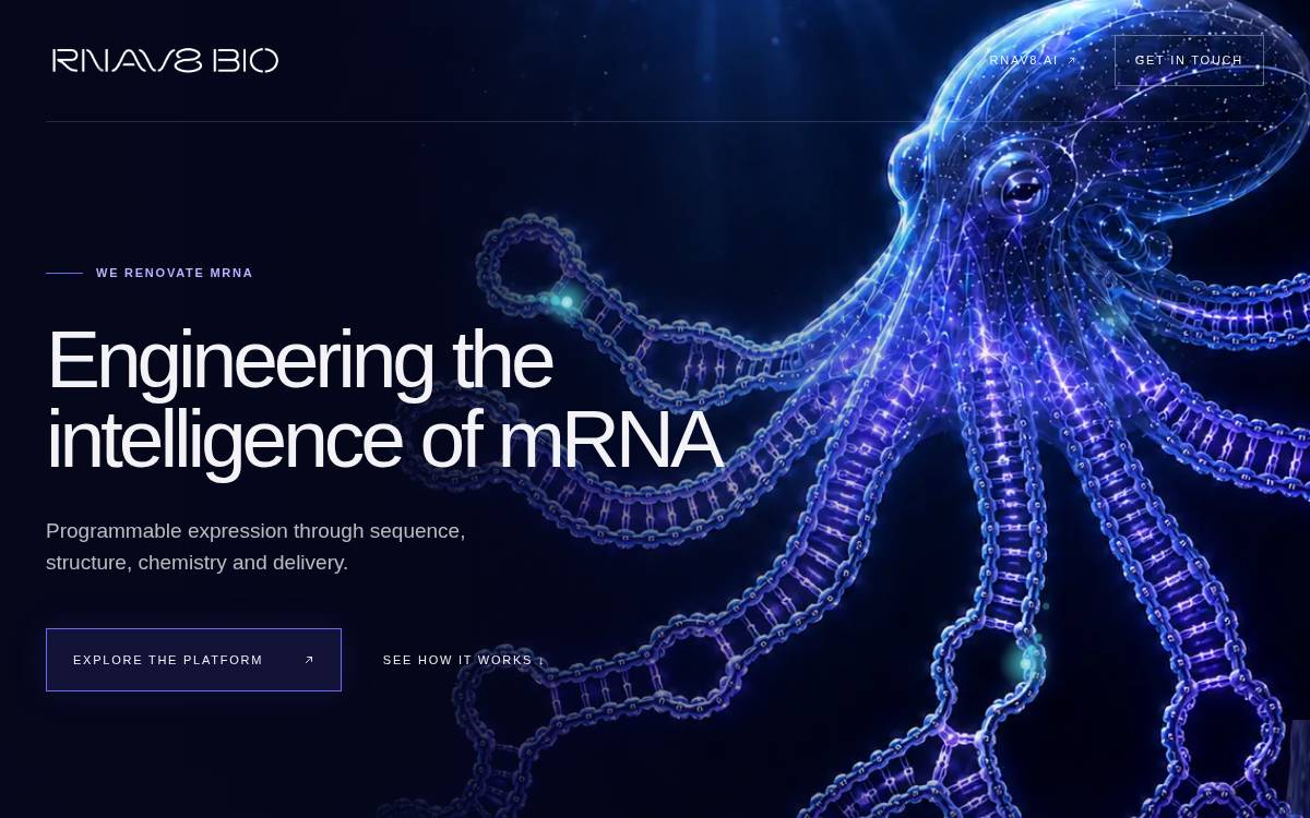 Rnav8 BIO website preview