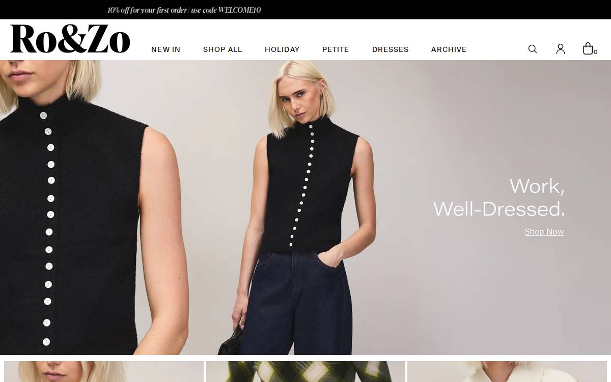 Ro&Zo website preview
