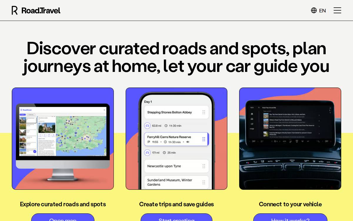 Road website preview