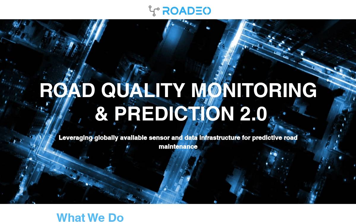 RoadEO website preview