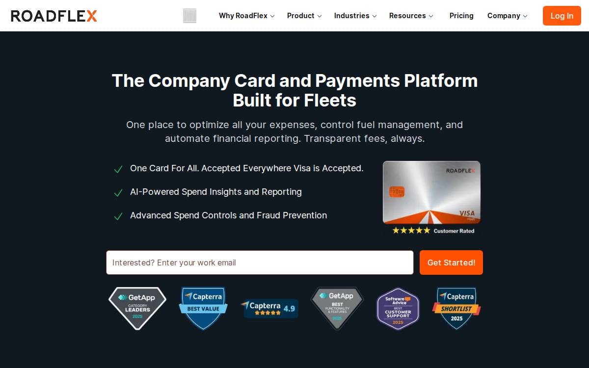 RoadFlex website preview