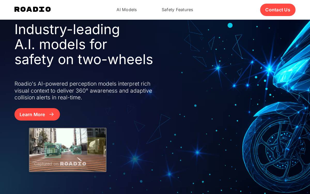 Roadio website preview