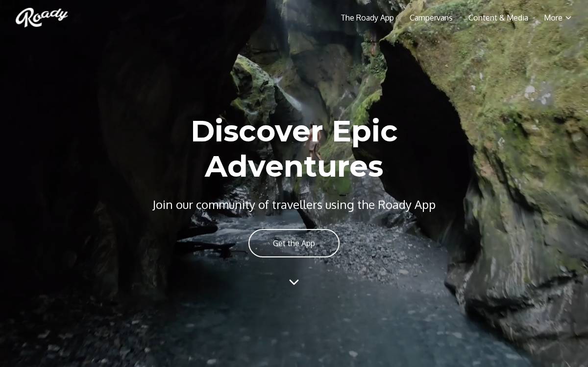 Roady website preview