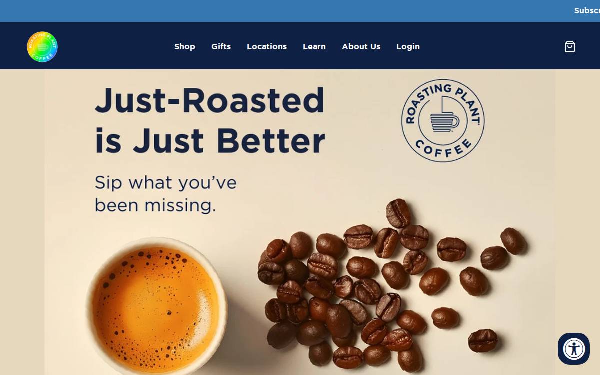 Roasting Plant website preview