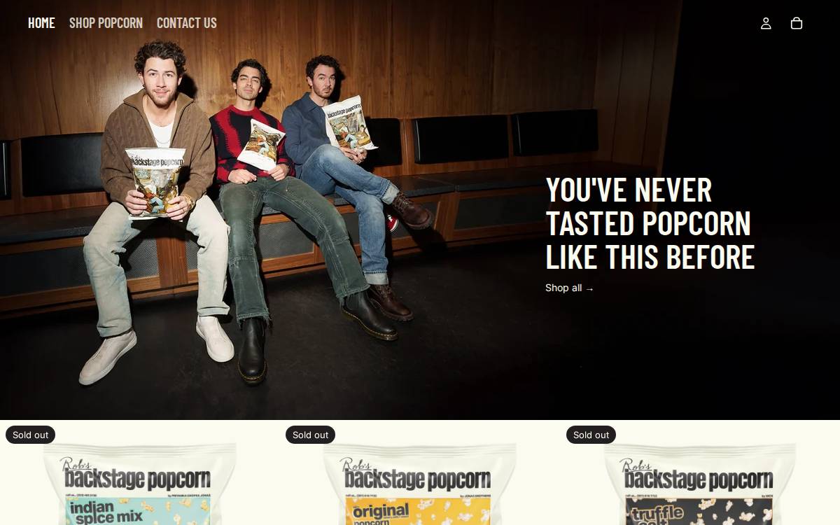 Rob's website preview