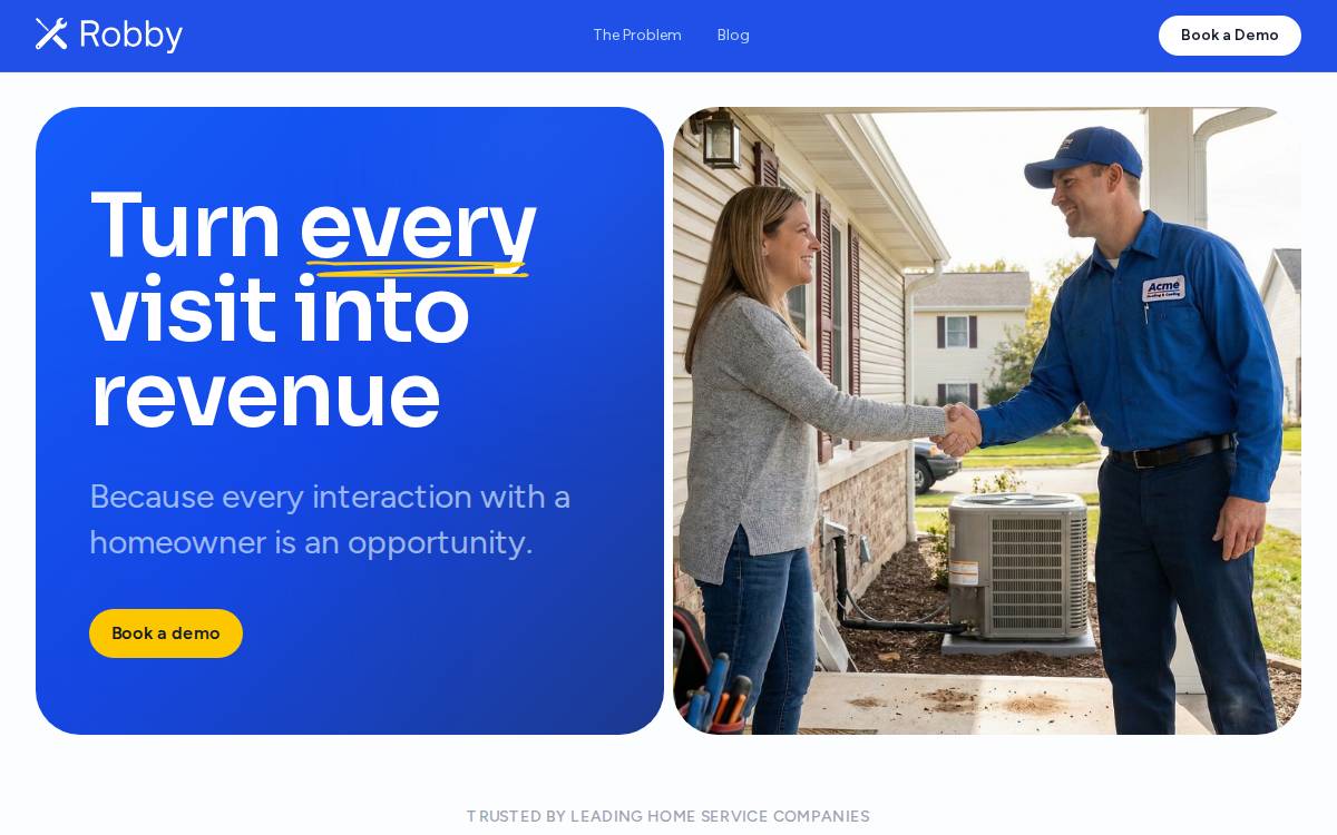 Robby website preview