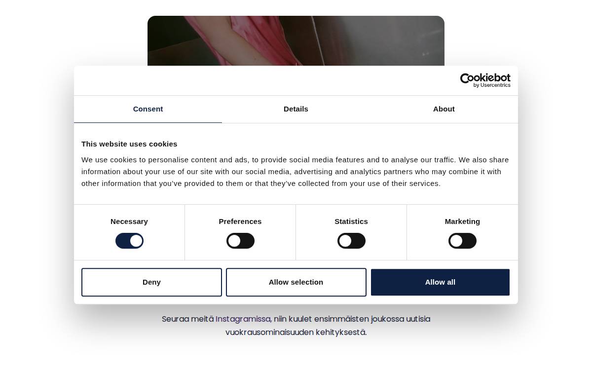 Robes Rental website preview
