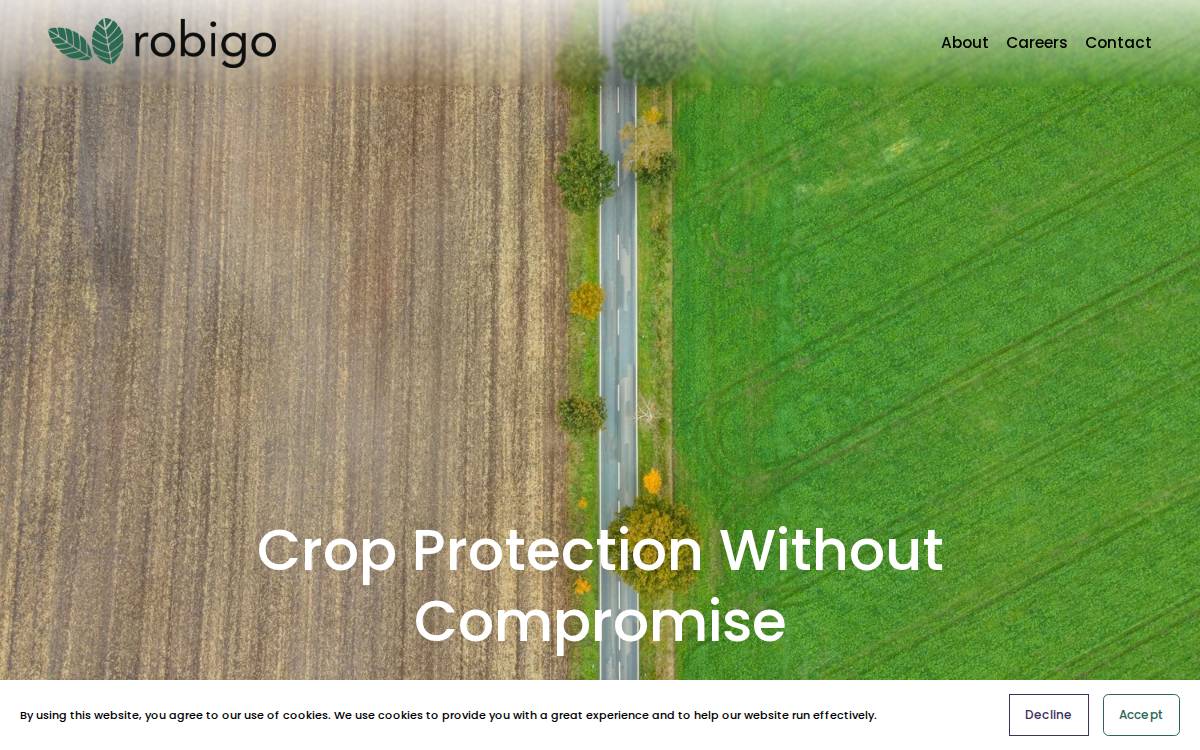 Robigo website preview