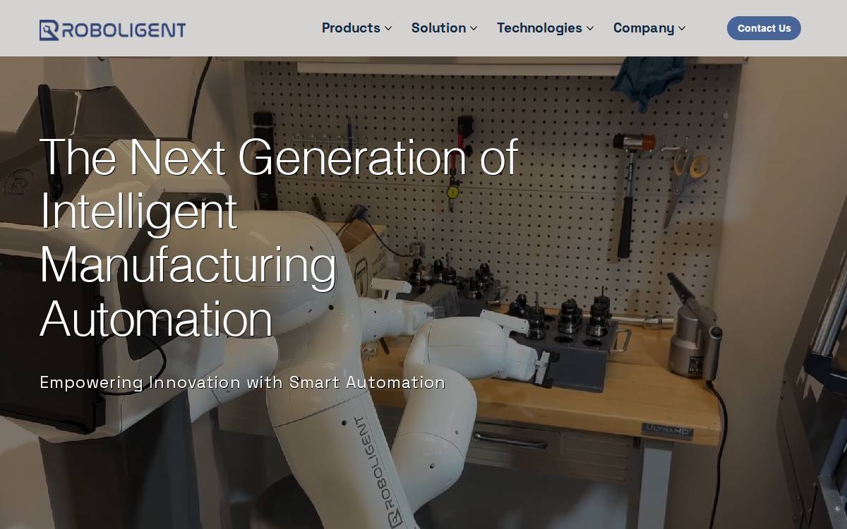 Roboligent website preview