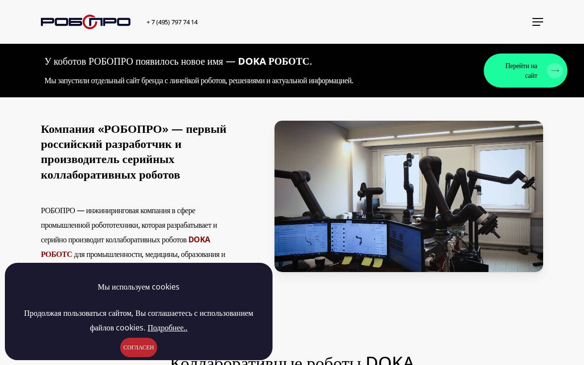 Robopro website preview