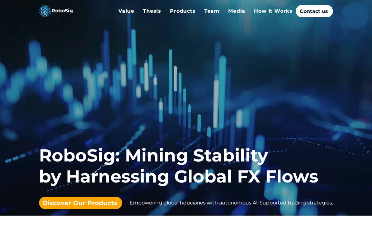 RoboSig website preview
