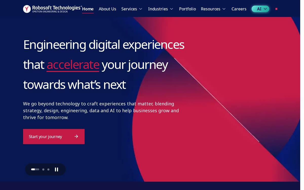 Robosoft website preview
