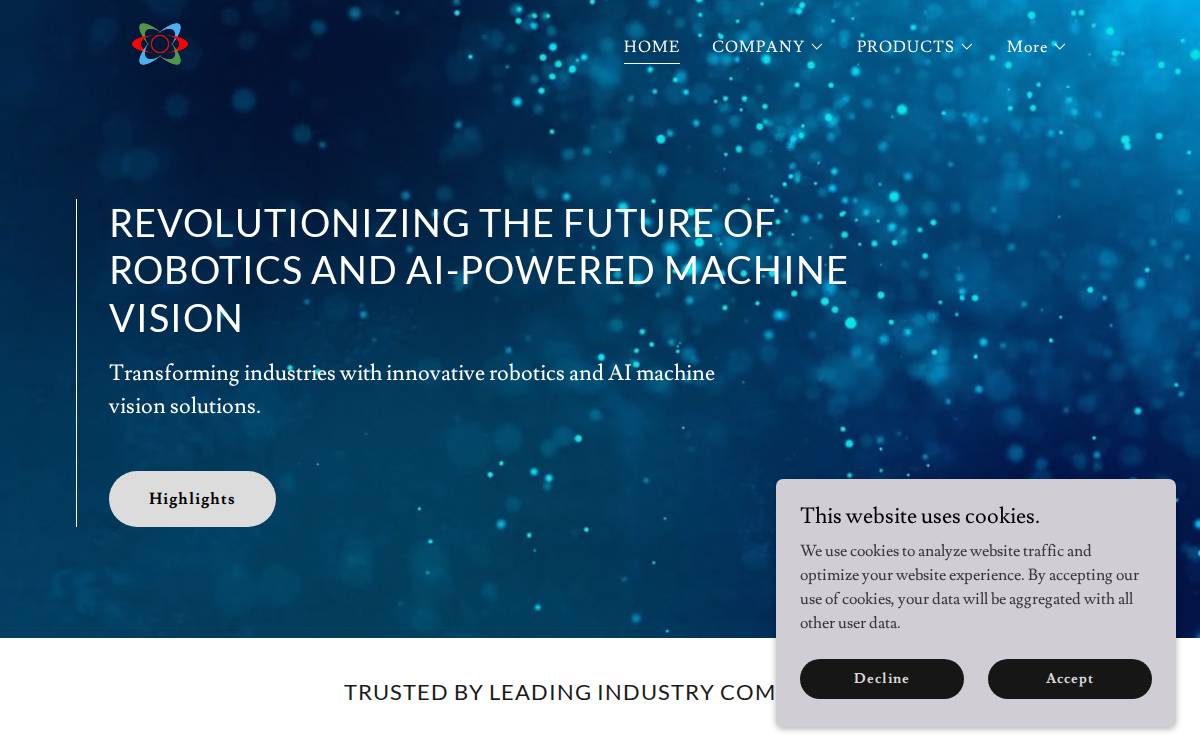 ROBOVIS GmbH website preview
