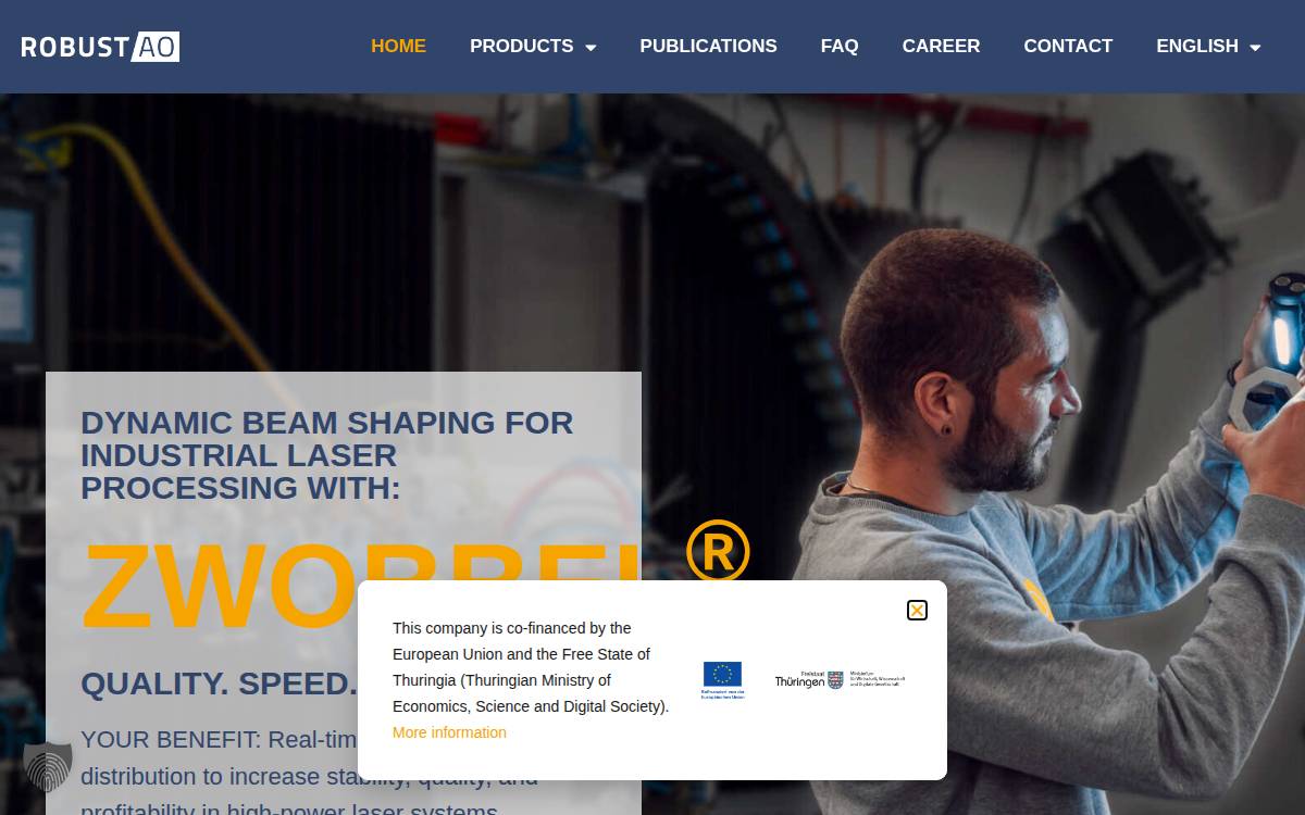 RobustAO GmbH website preview