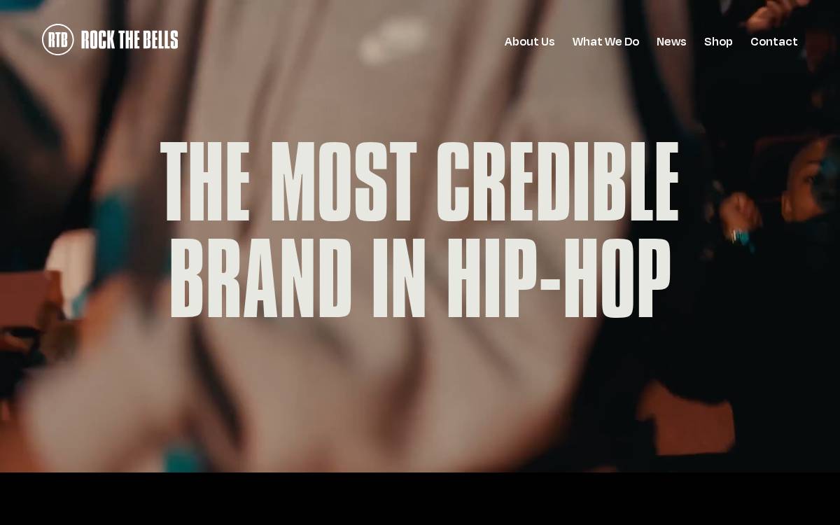 Rock the Bells website preview