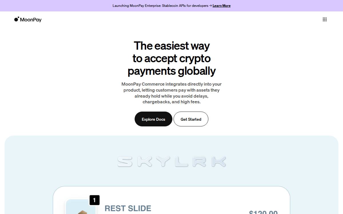 RockawayX portfolio company: Helio website preview