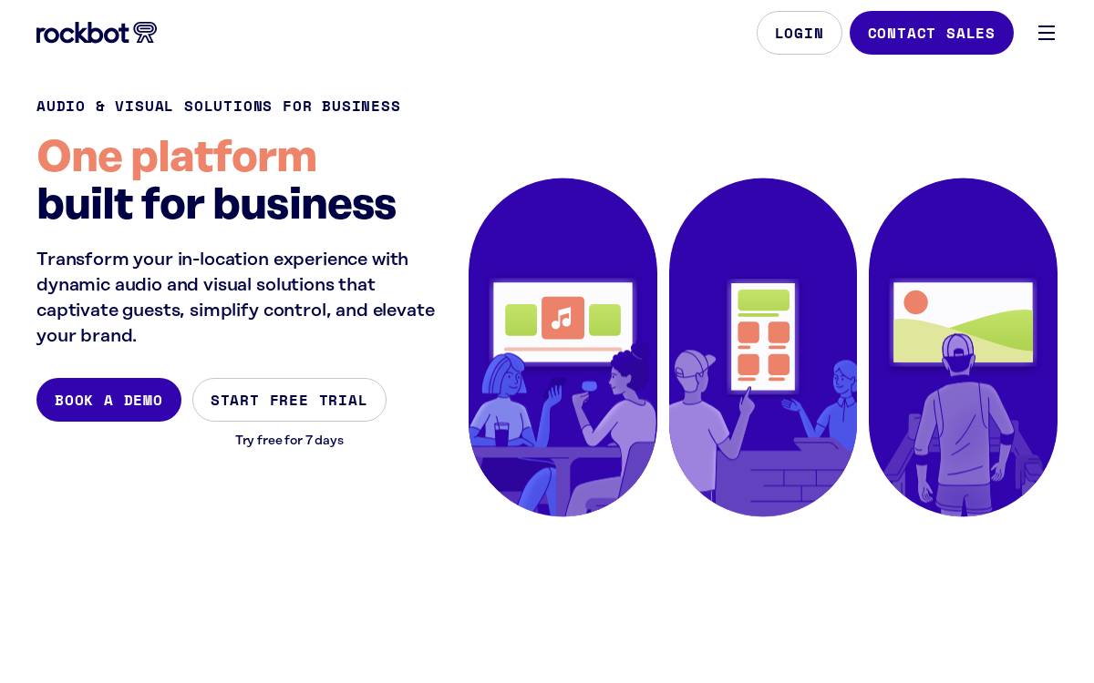 Rockbot website preview