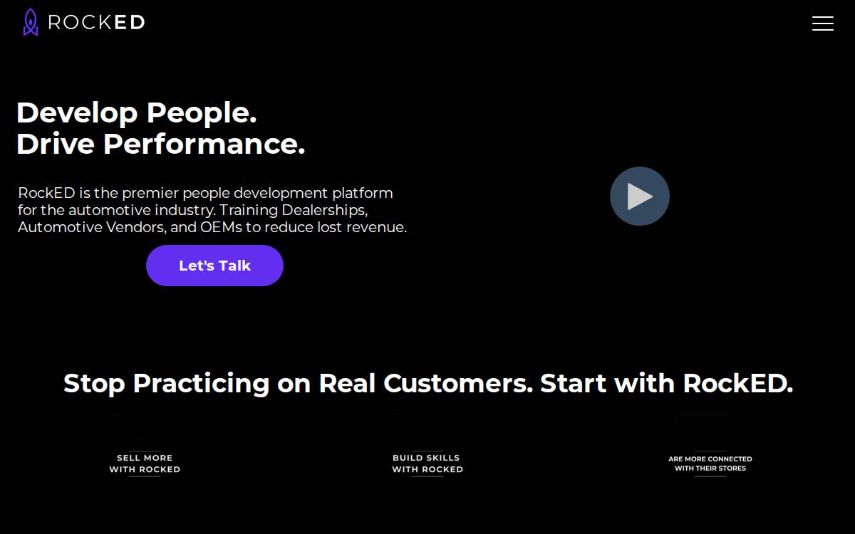 RockED website preview