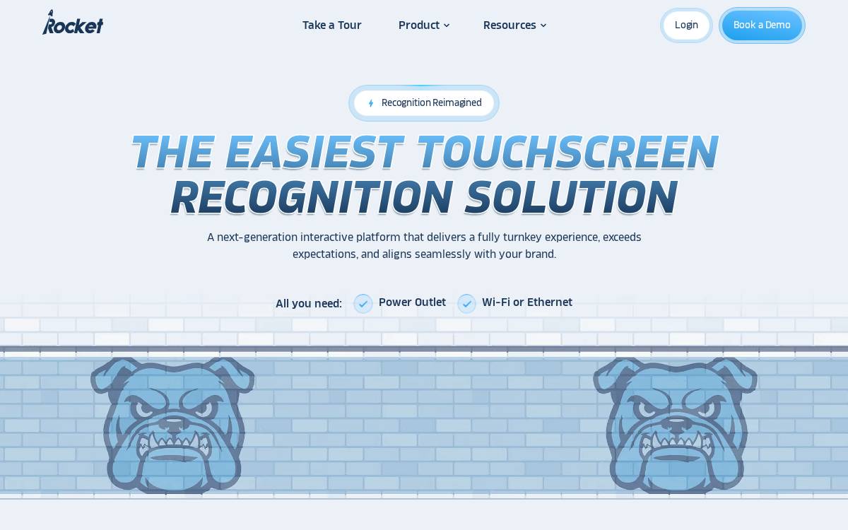 Rocket Alumni website preview