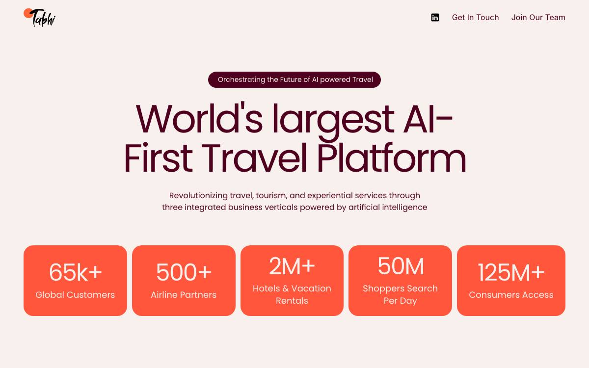 Rocketrip website preview