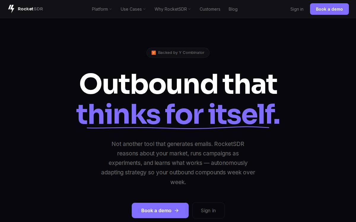 RocketSDR website preview