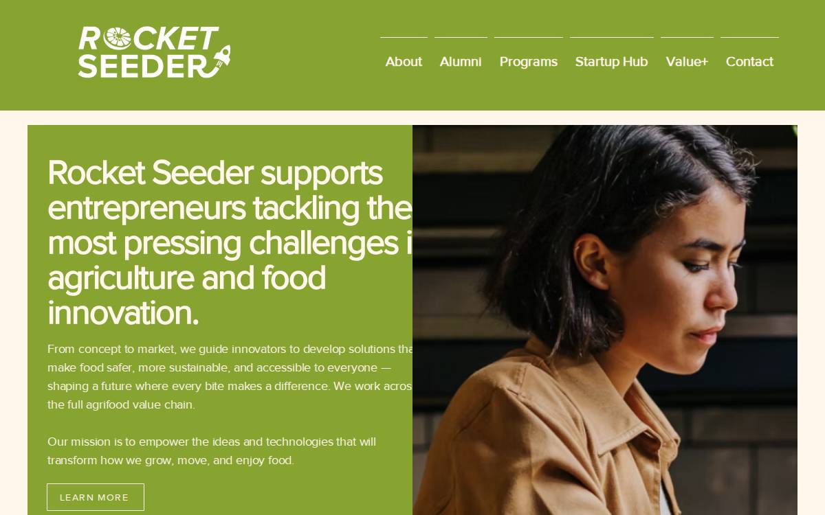 Rocketseeder website preview