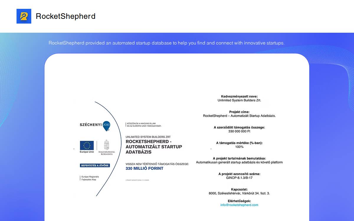 Rocketshepherd website preview