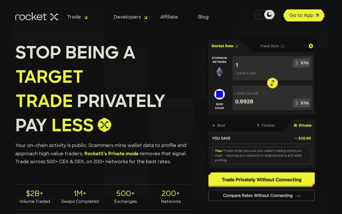 Rocketx website preview