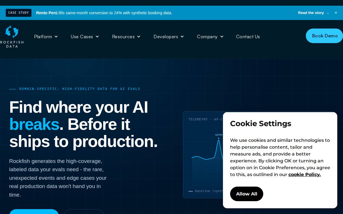 Rockfish Data website preview