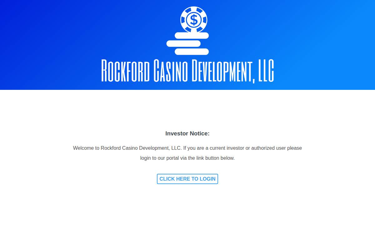 Rockford Casino Development website preview