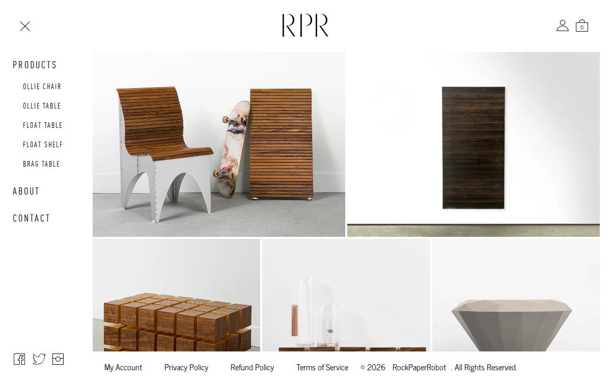 RockPaperRobot website preview