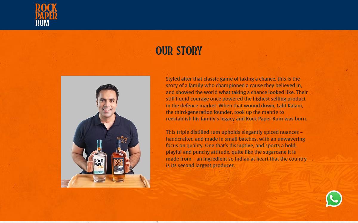 Rockpaperrum website preview