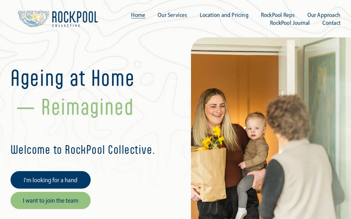 Rockpool Collective website preview