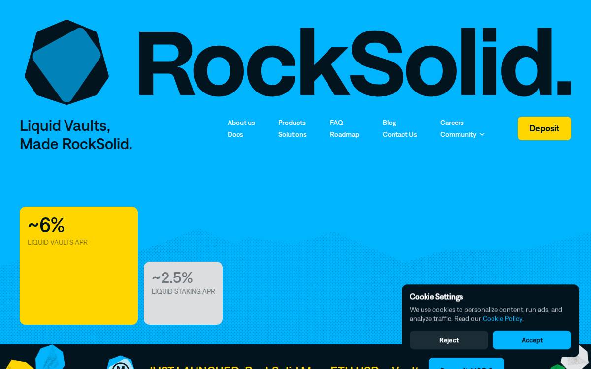Rocksolid website preview