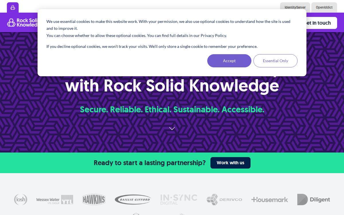 Rocksolidknowledge website preview