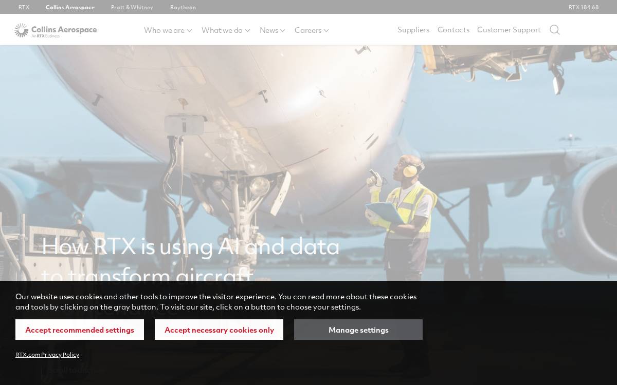 Rockwellcollins website preview