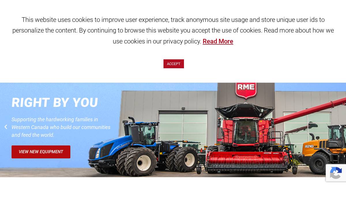 Rocky Mountain Equipment (RME) website preview