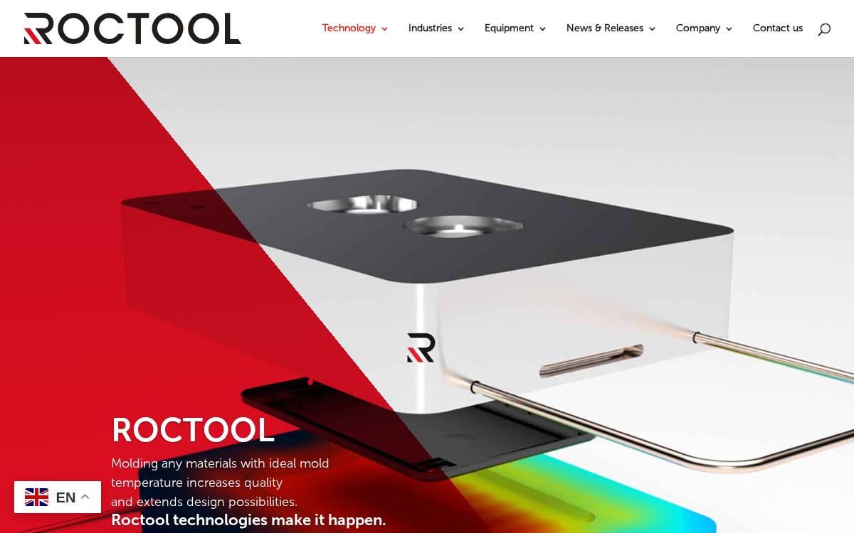 Roctool website preview