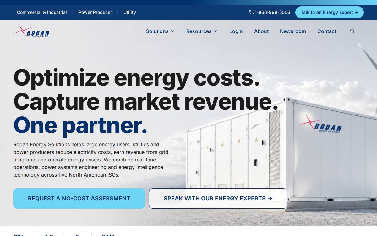 Rodan Energy website preview