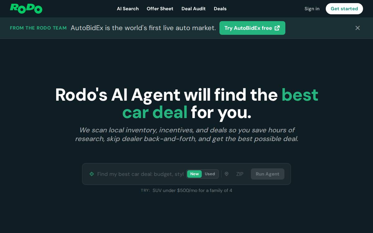 RODO website preview